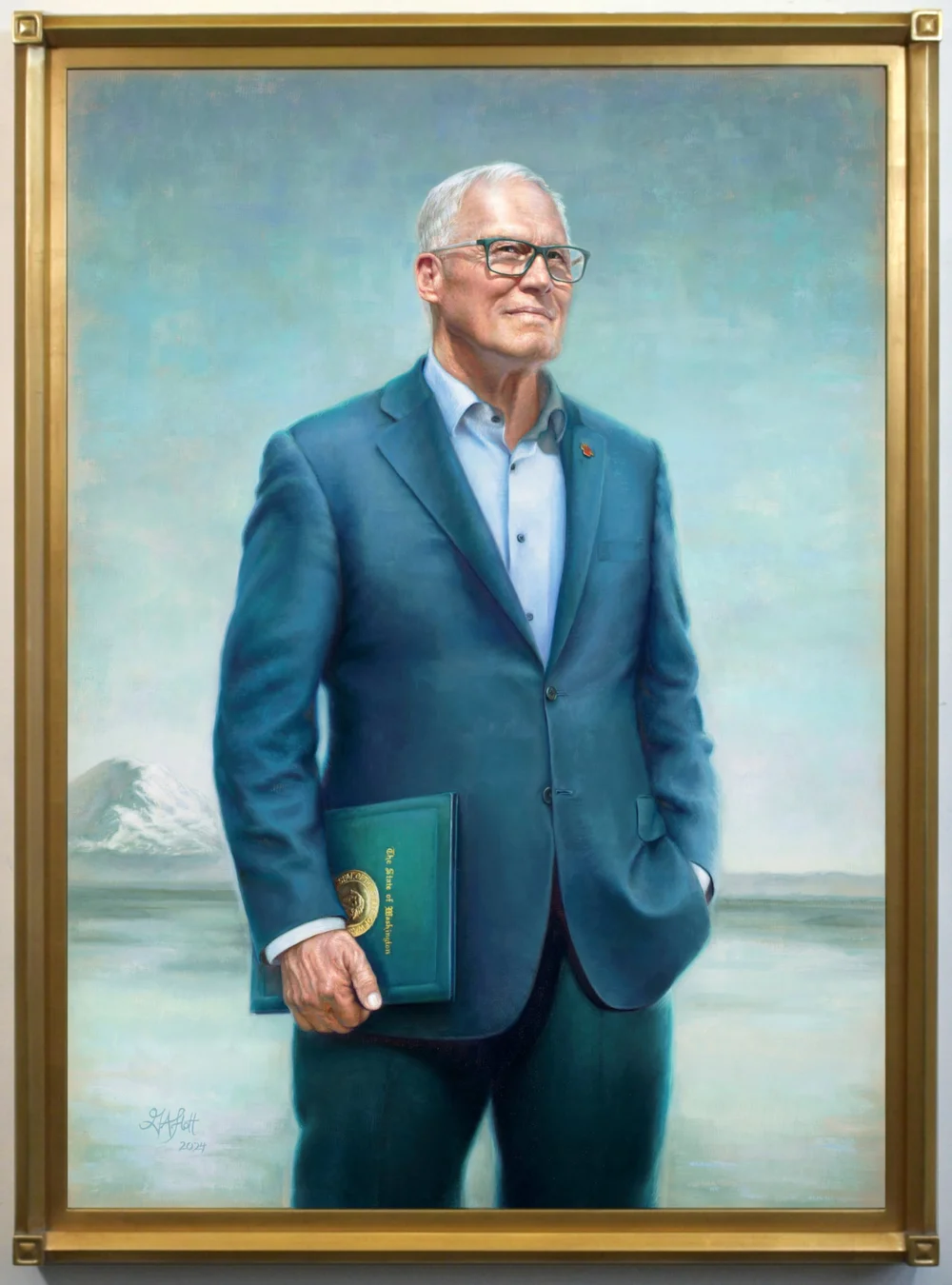 Official portrait of Washington Governor Jay Inslee — GRACE ATHENA